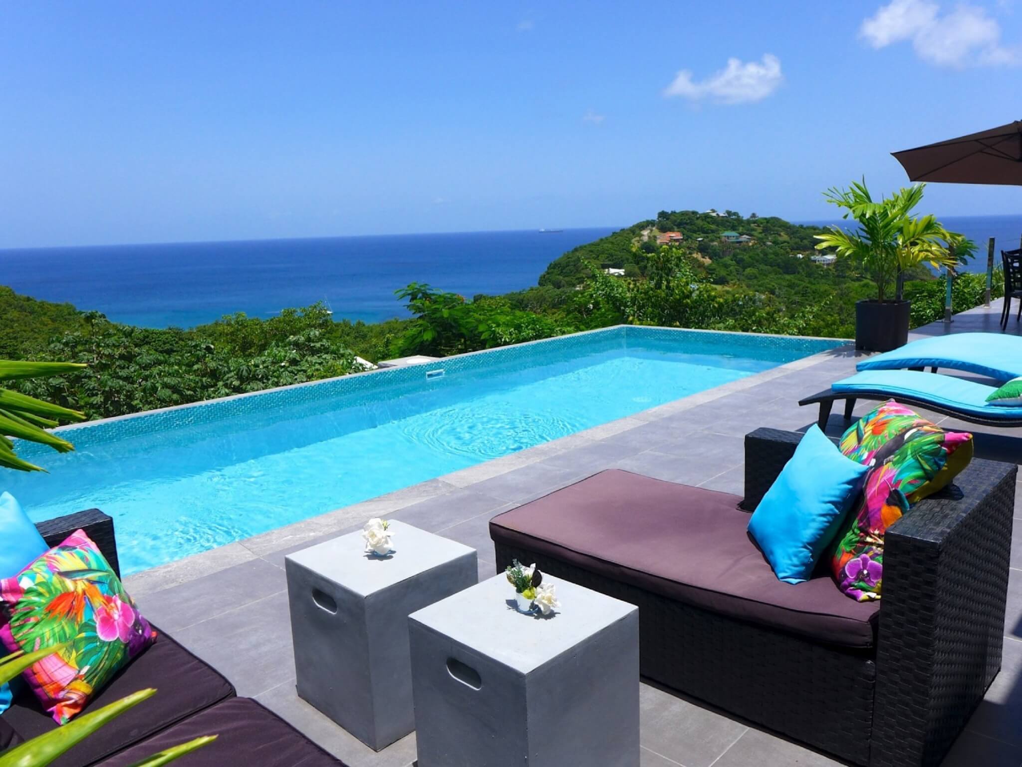 3-Bedroom Villa with Breathtaking Caribbean Sea Views