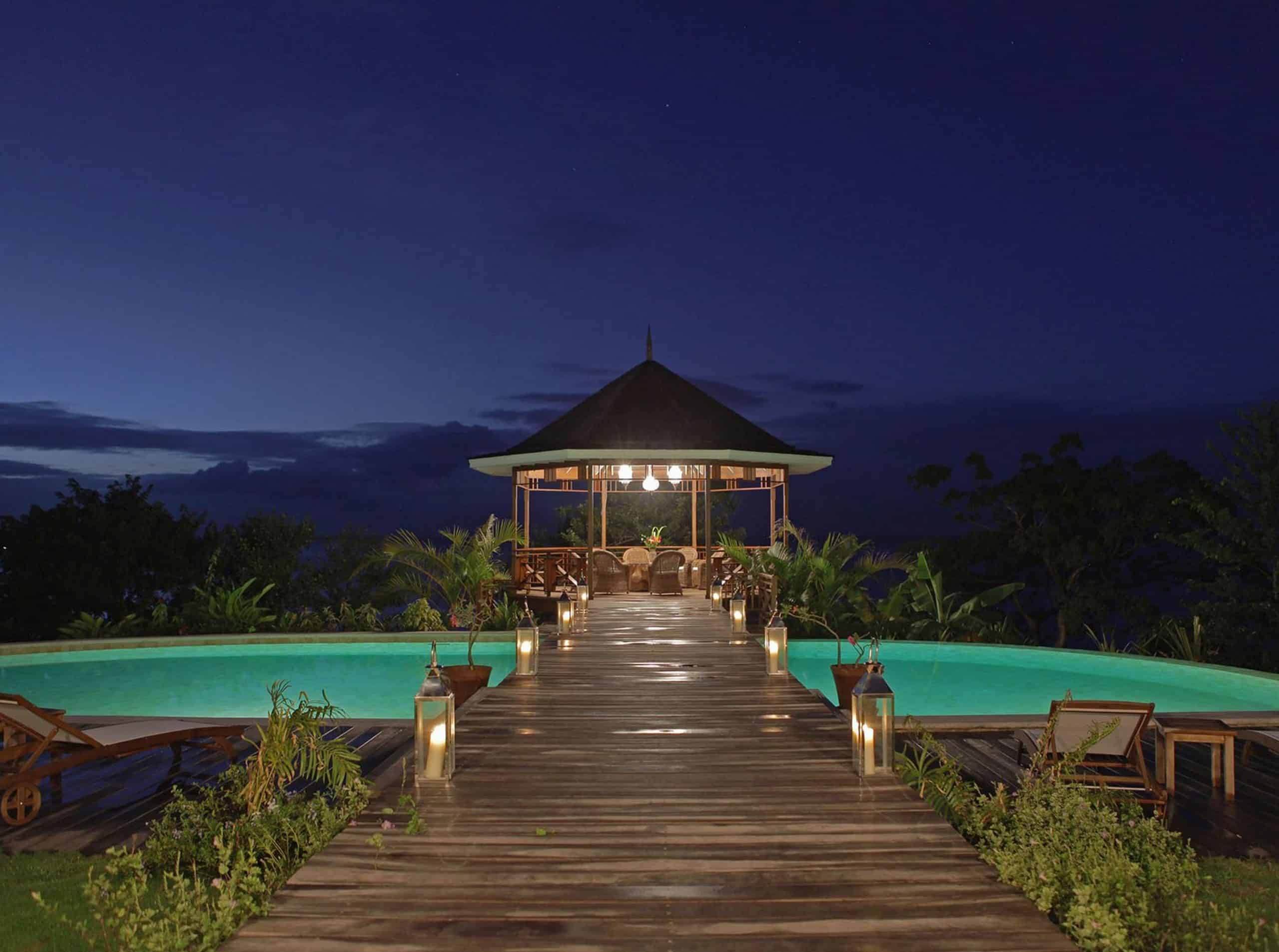 A luxurious sanctuary sitting in 3 acres of tropical gardens